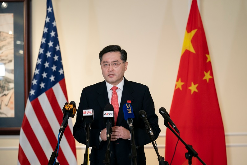 Ambassador Qin Gang Delivered Remarks to Chinese and American Media